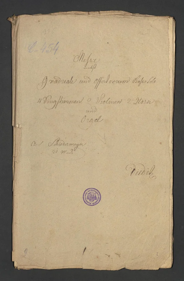 Messe nebel Graduale und Offertorium Op. 31