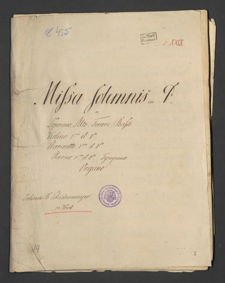 Missa solennis in D Op. 34