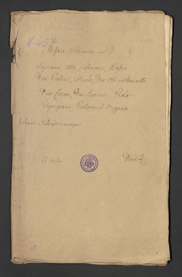 Missa solennis in D Op. 61