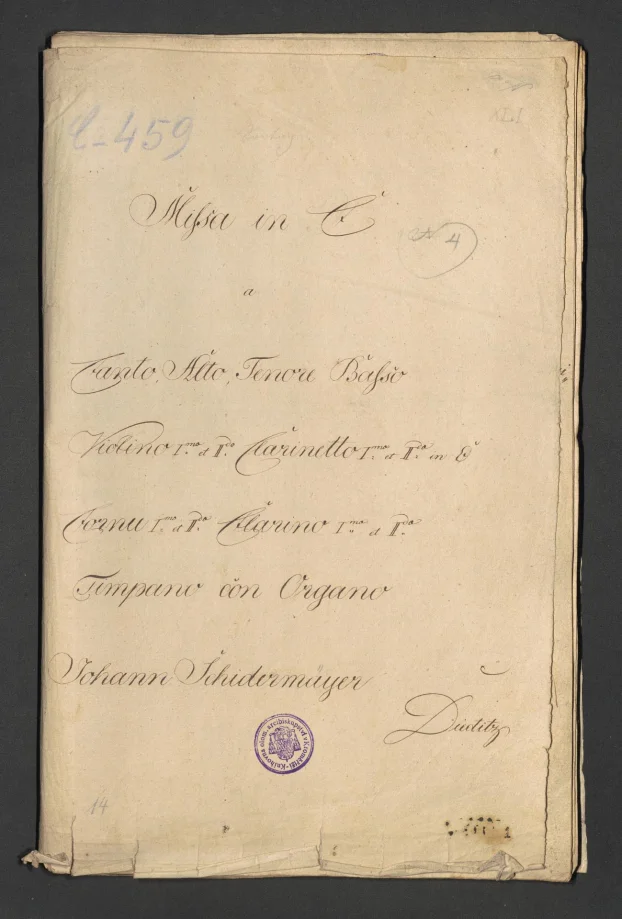 Messa in C Op. 14