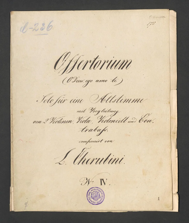 Offertorium (O Deus ego amo te) N.IV