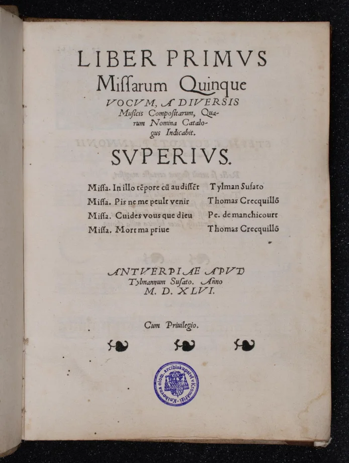 Missarum Quinque VOCVM