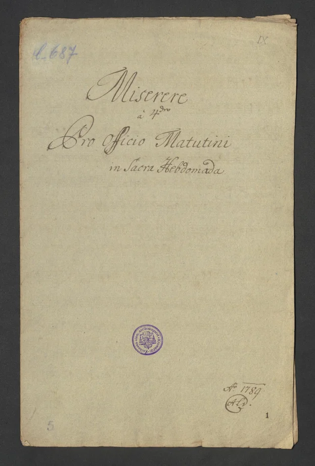 Miserere á 4