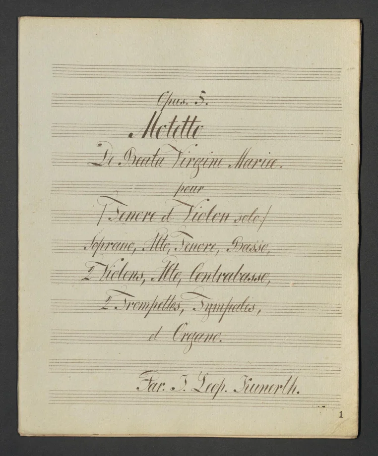 Motetto Op. 5