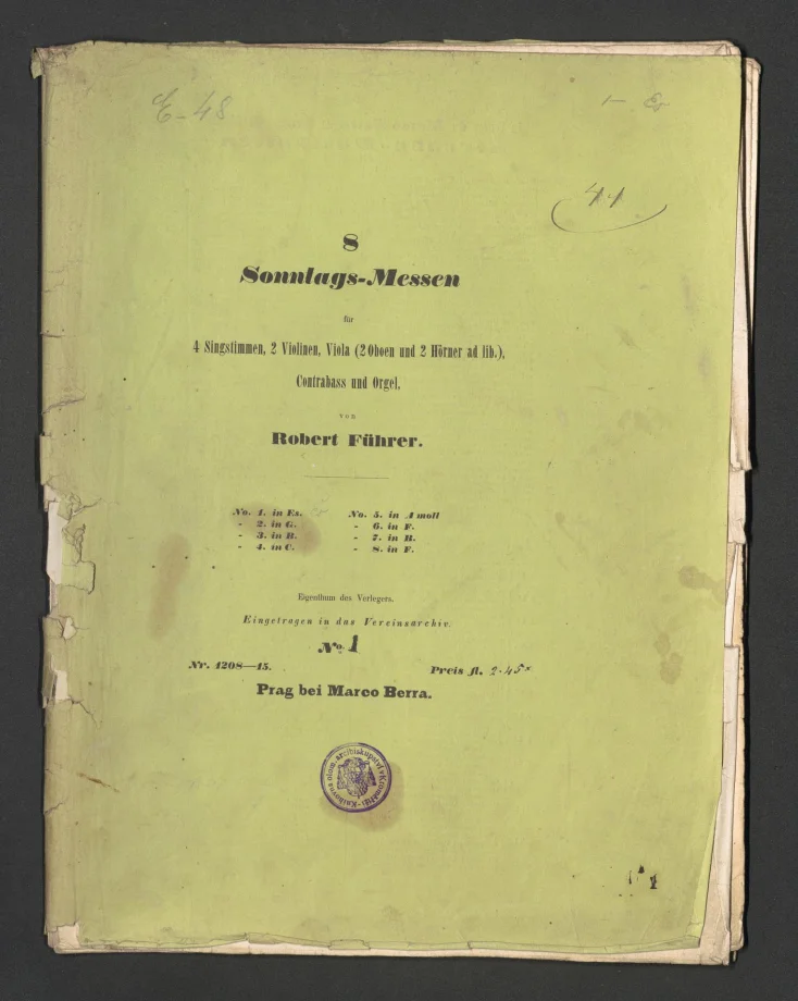 8 Sonntags - Messen (No. 1, 2, 3, 5, 6, 7)