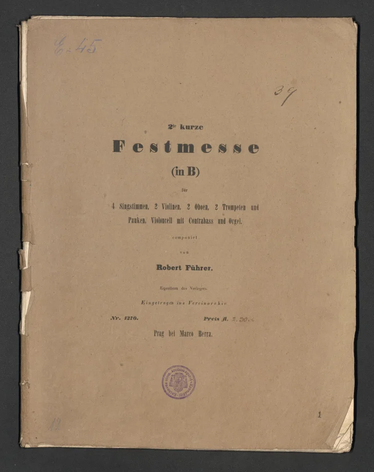 2. kurze Festmesse in B