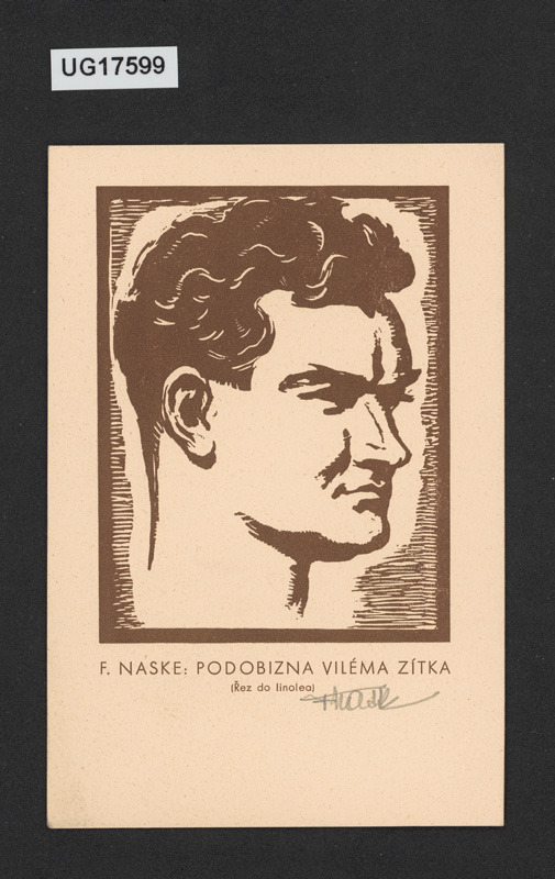 Portrét pěvce Viléma Zítka